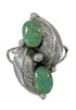 Southwest Sterling Silver Turquoise Ring Size 6-1/2 FX91537